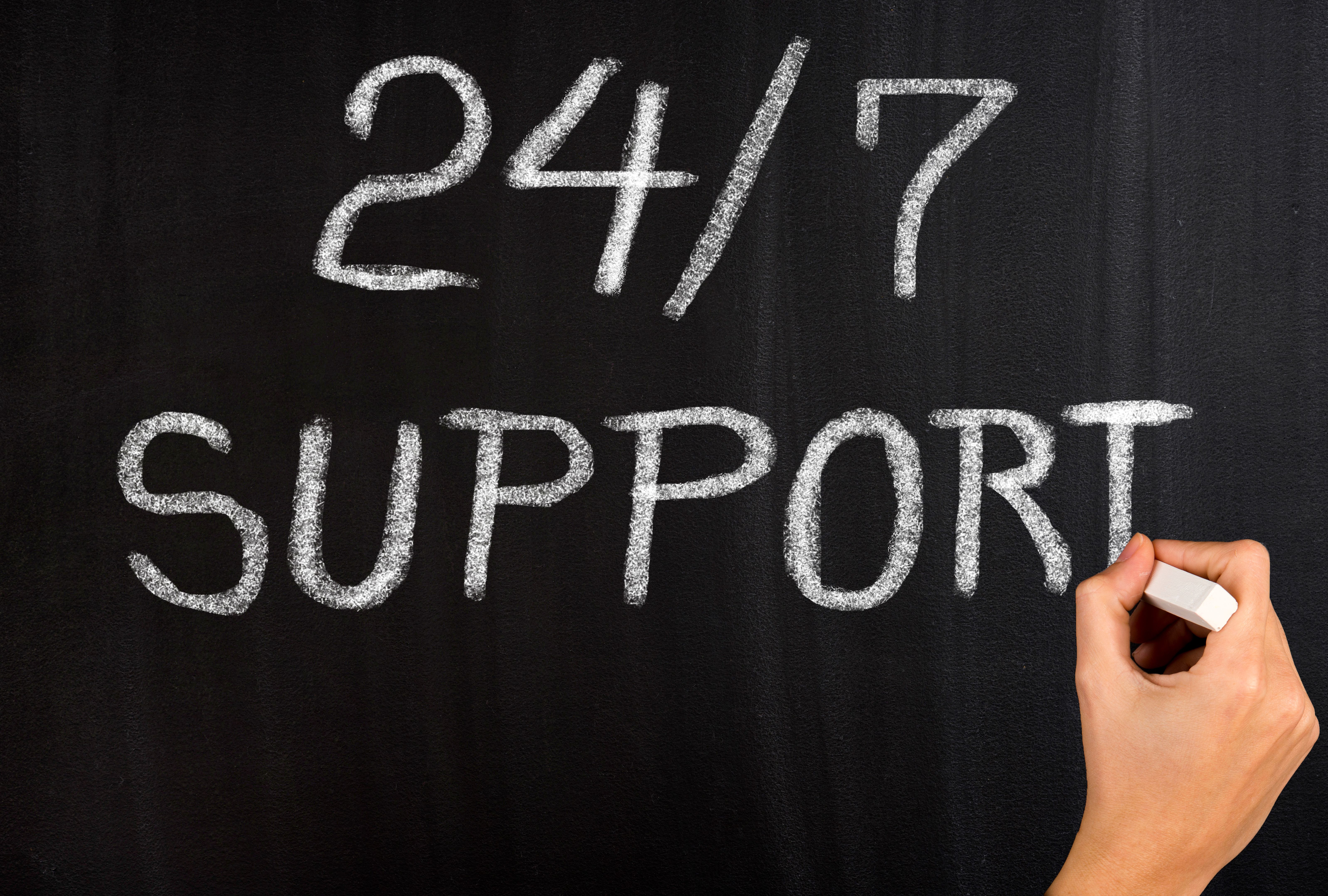 24/7 support