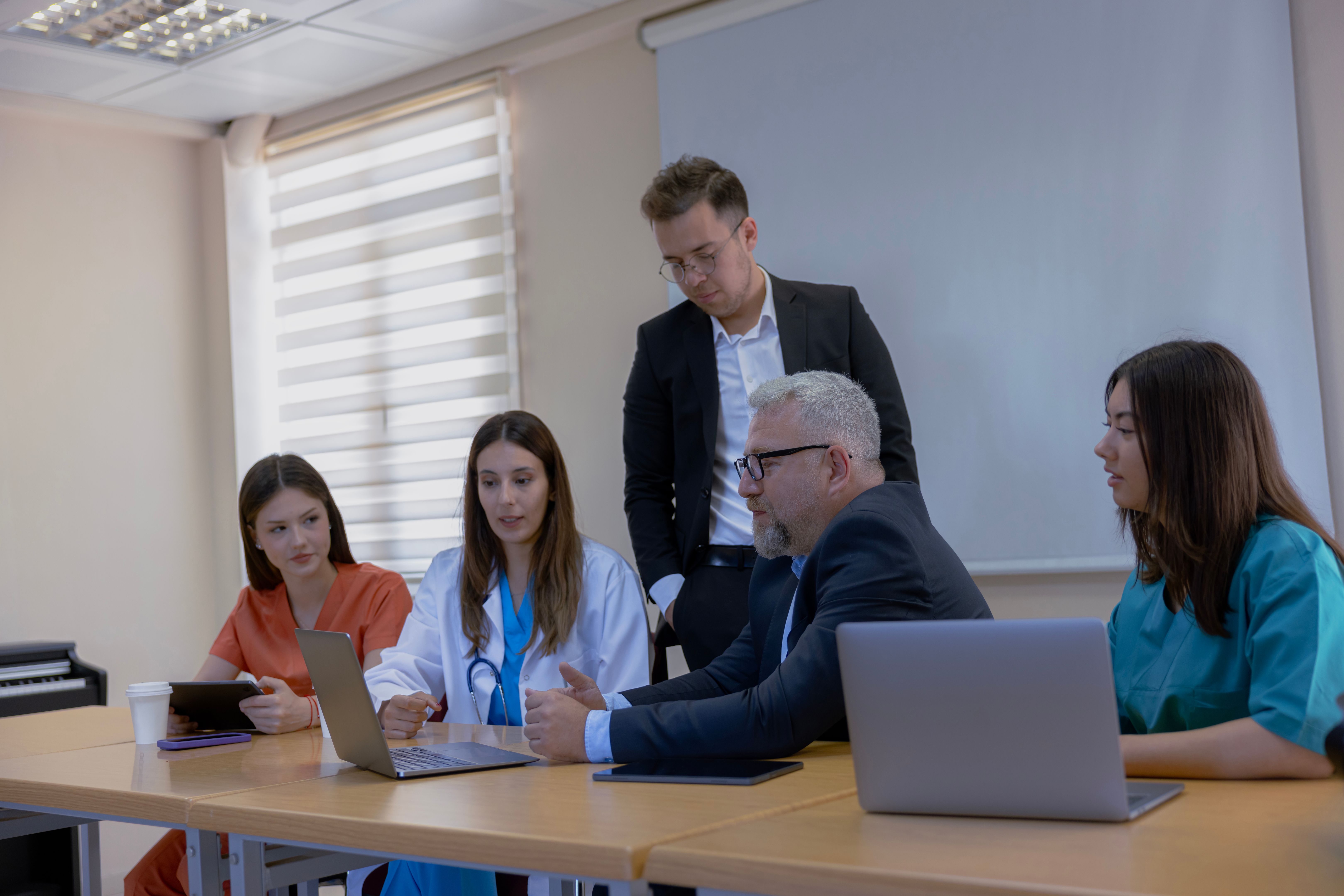 Medical team meeting